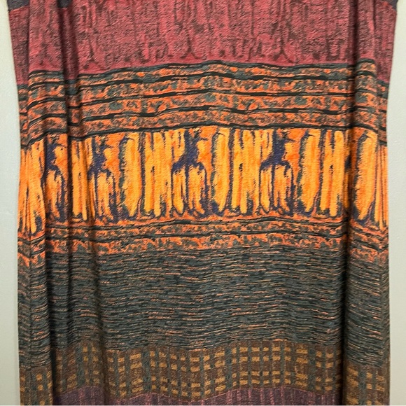 Vintage 90s sleeveless boho maxi dress size 8 - Picture 7 of 10